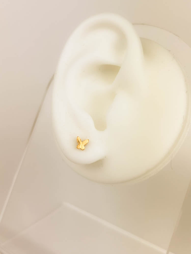 Elegant 18K gold-plated butterfly earrings perfect for casual wear and special occasions