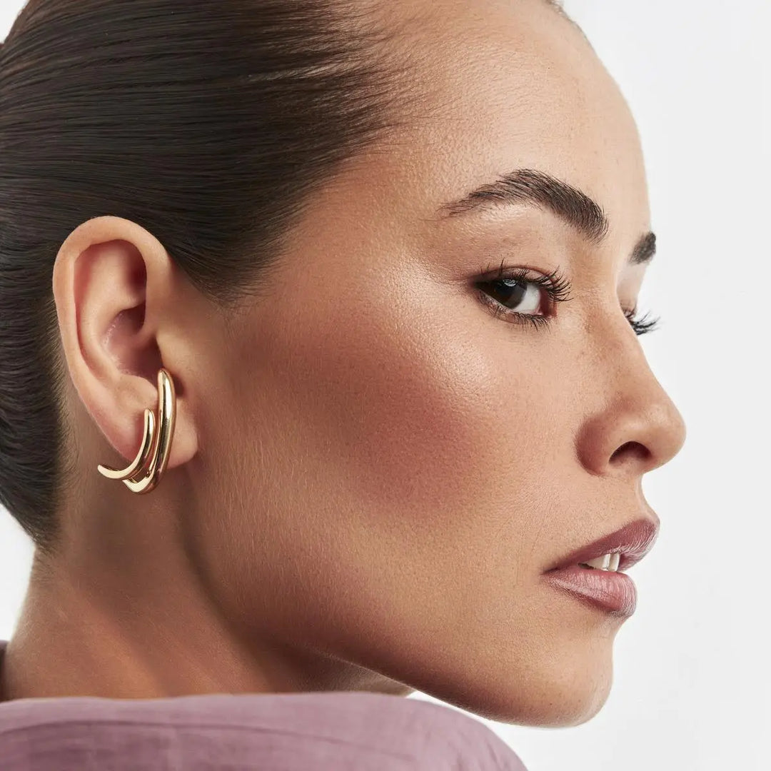 Double Loop Ear Hook Earrings