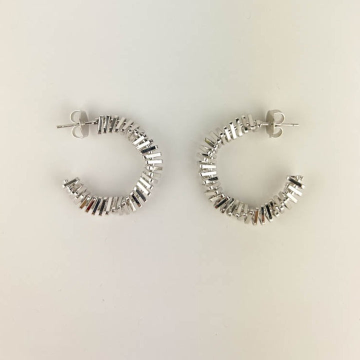 SPIRAL HOOP EARRING