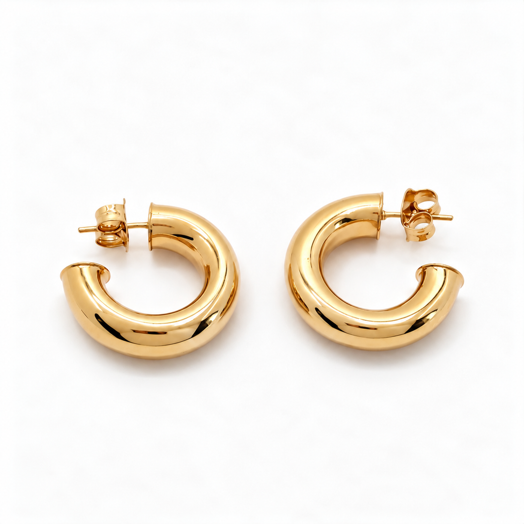 Classic Gold Hoops