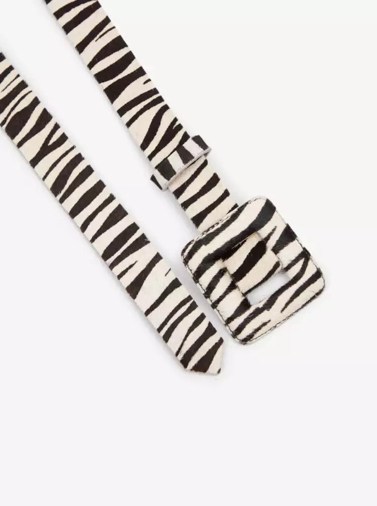 Animal print belt with elegant gift-ready packaging