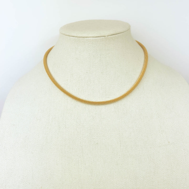 Cable Necklace adjustable 18k gold chain perfect for layering or solo wear