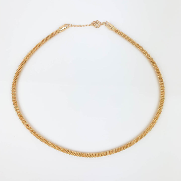 Cable Necklace sleek 18k gold-plated chain for timeless fashion and confidence