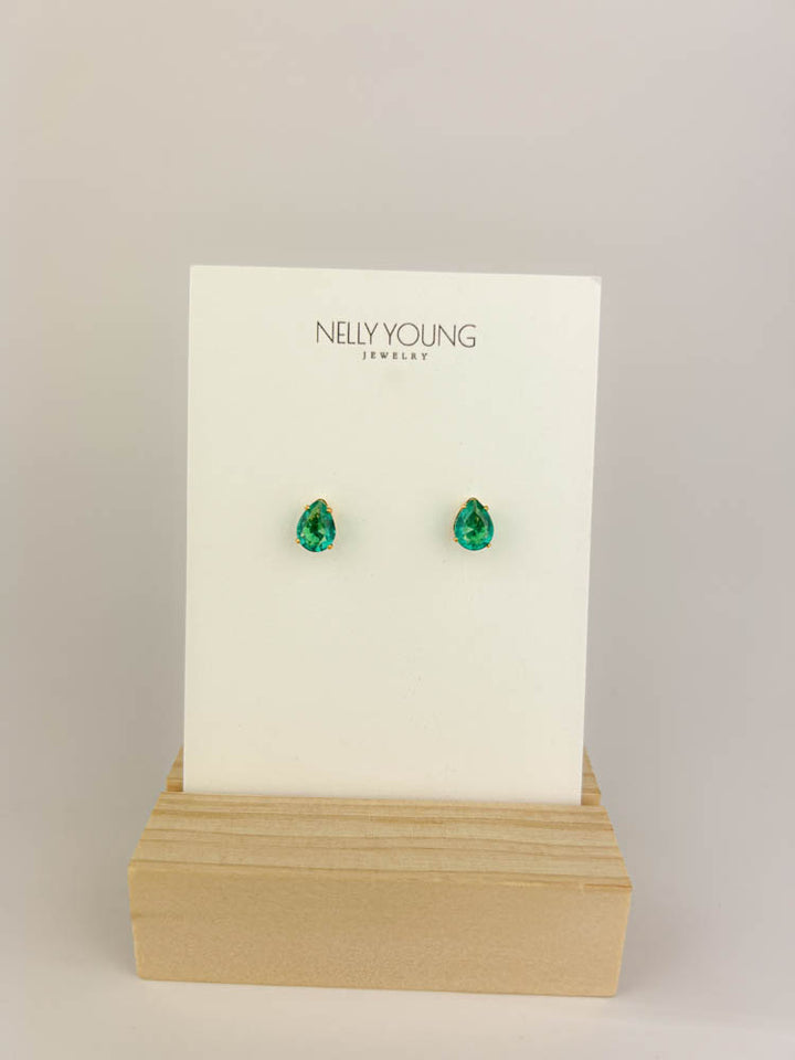 Crystal drop earrings 18k gold-plated chic jewelry for birthdays and special occasions