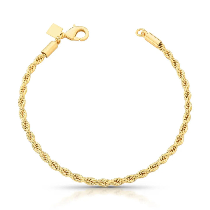 Smooth Braided Chain Bracelet