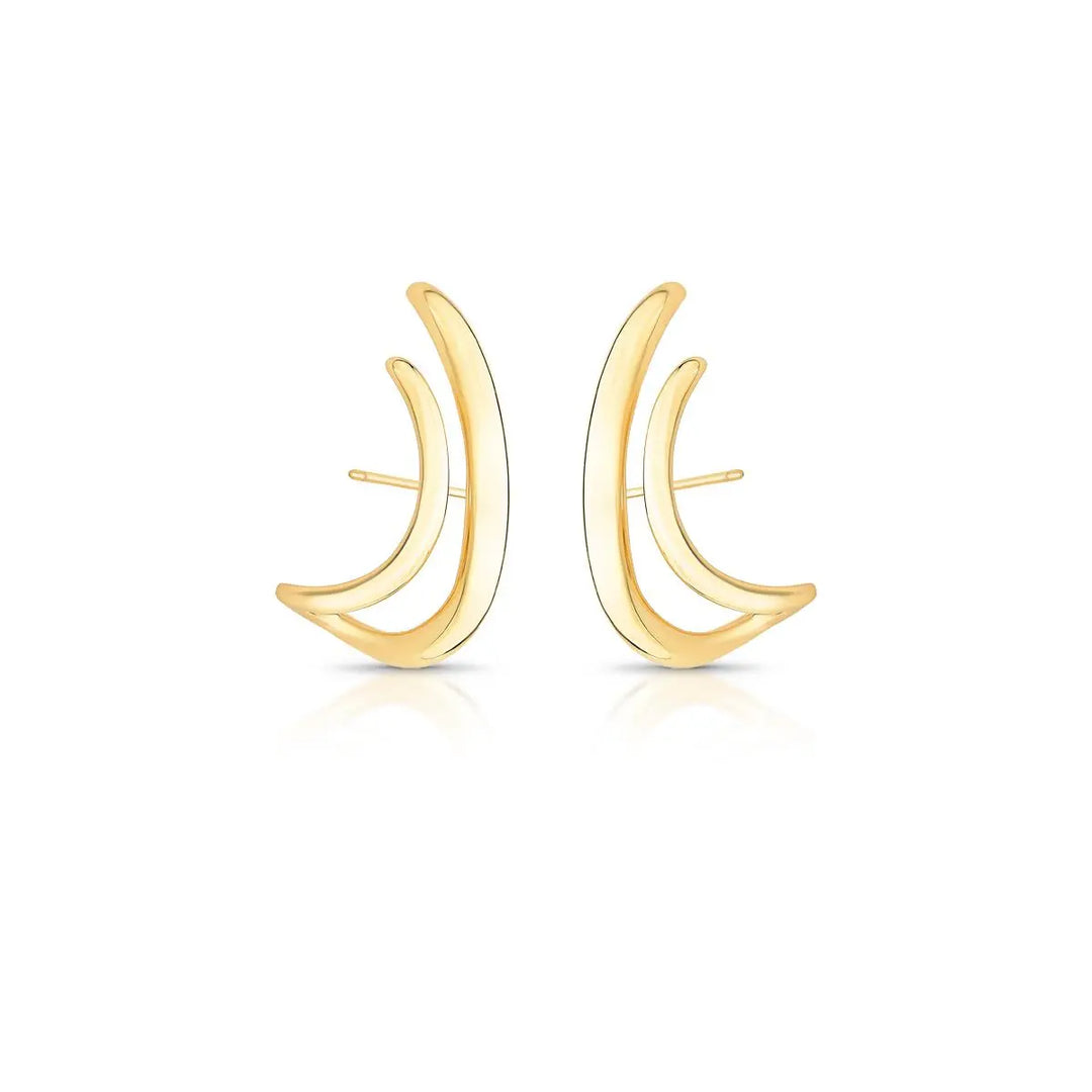 Double Loop Ear Hook Earrings
