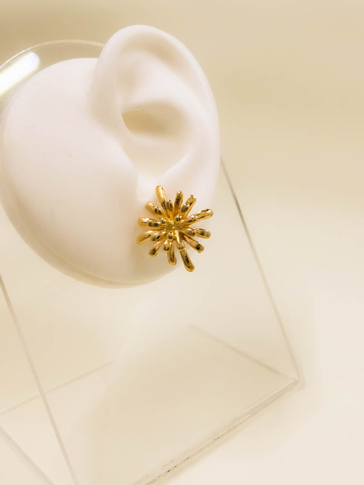 Firework Earrings elegant 18K gold for fashion-forward teens