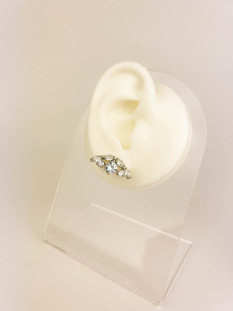 Gold crystal earrings versatile design for gift-ready jewelry lovers