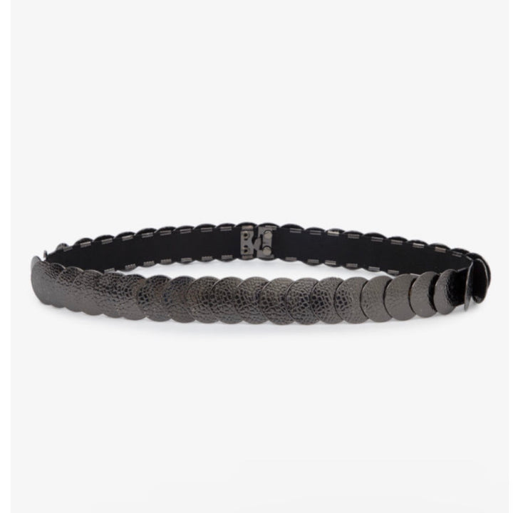 Gold Textured Coin Belt featuring shimmering Zamak coins for versatile outfits