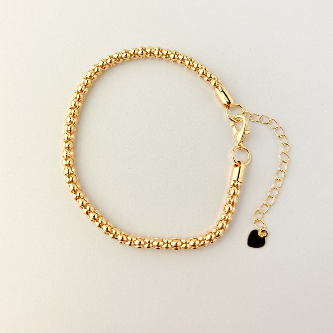 Grape Bracelet with 18k gold plating for elegant everyday style