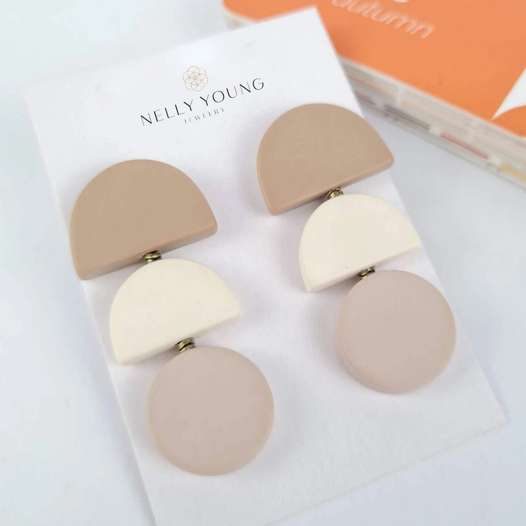 Handmade Statement Earrings – EARRING SONIA, lightweight 4oz for all-day comfort