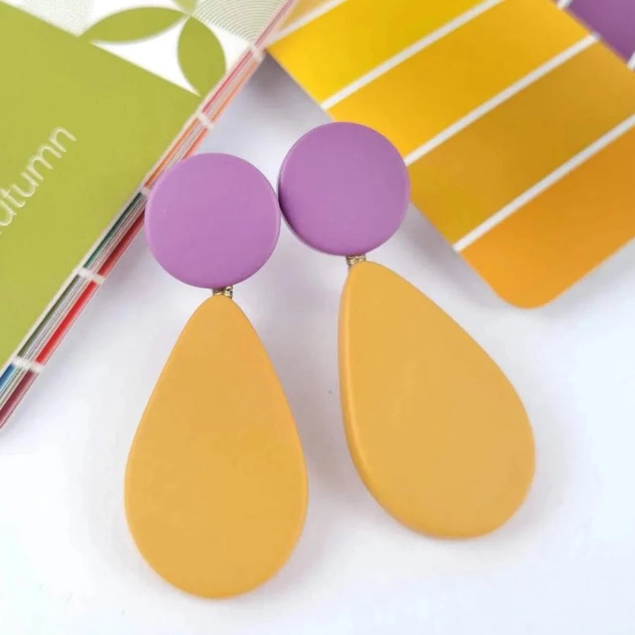 Handmade Statement Earrings Lola, Brazilian-inspired bold design for confident style