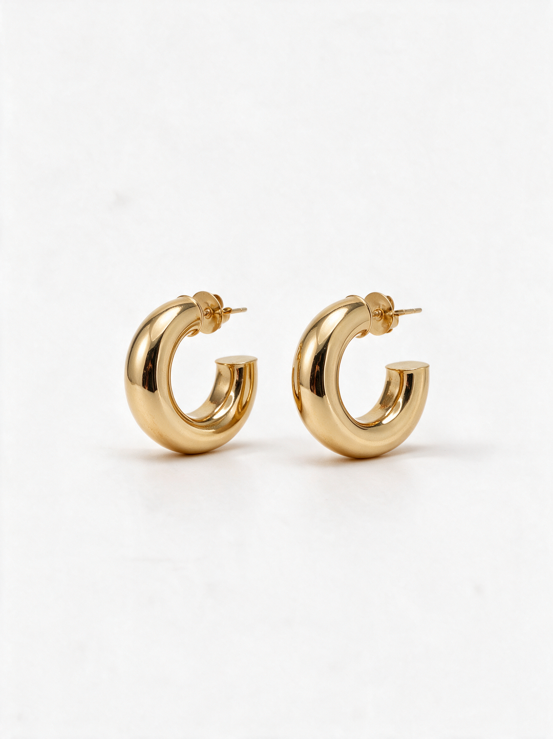 Classic Gold Hoops
