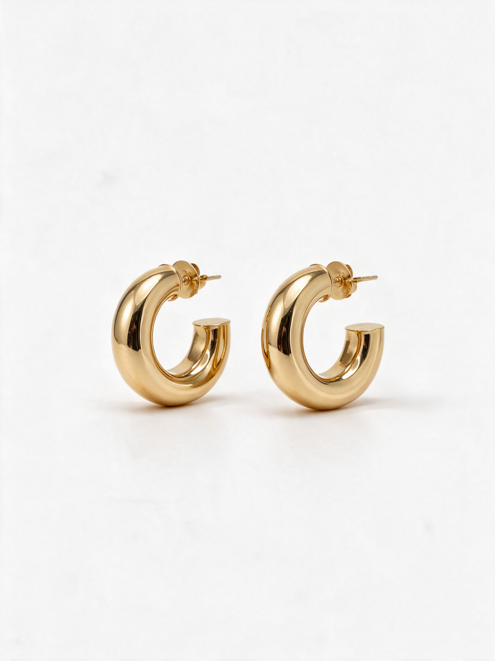 Classic Gold Hoops