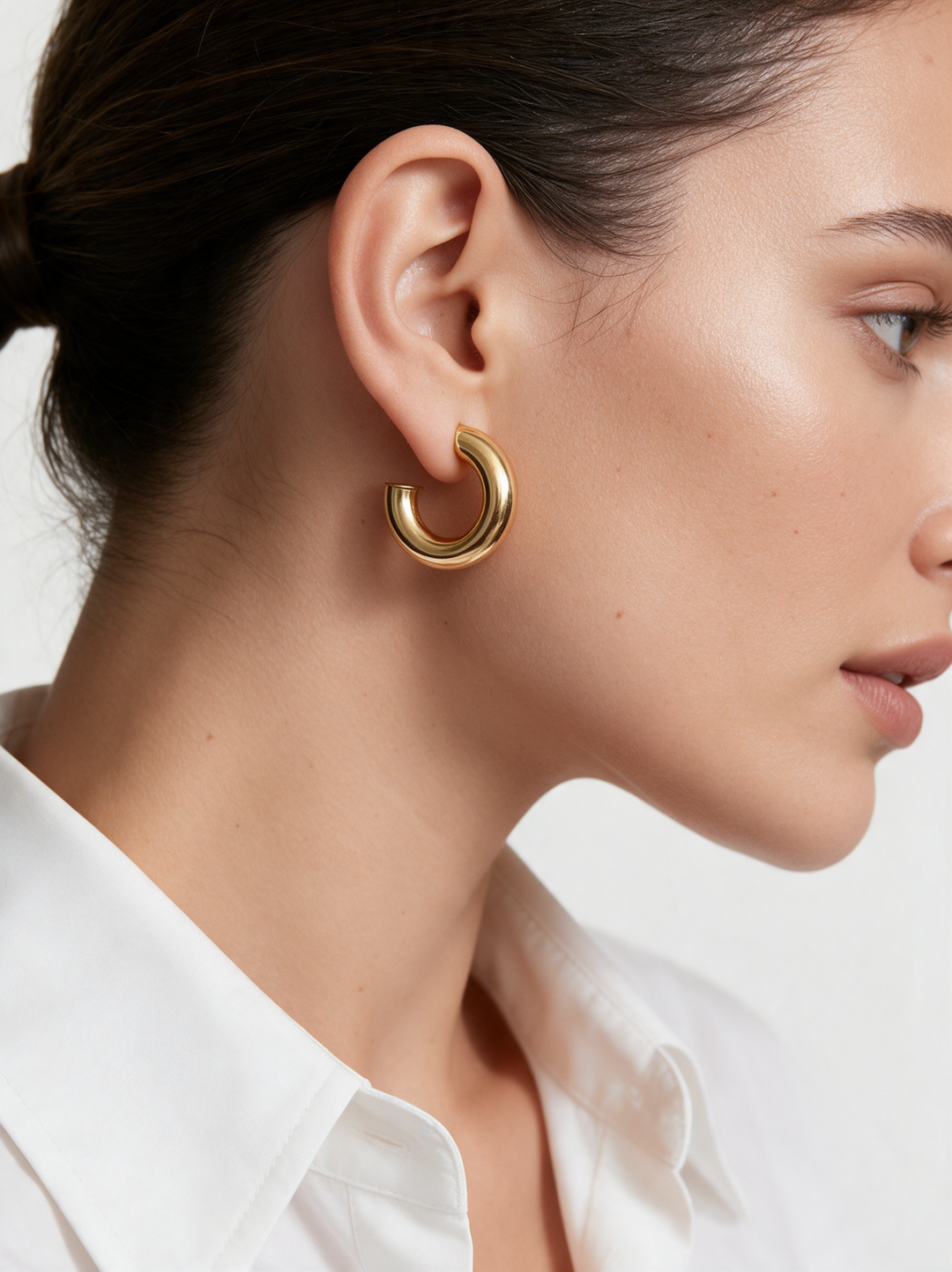 Classic Gold Hoops