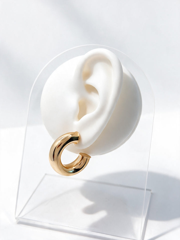 Classic Gold Hoops