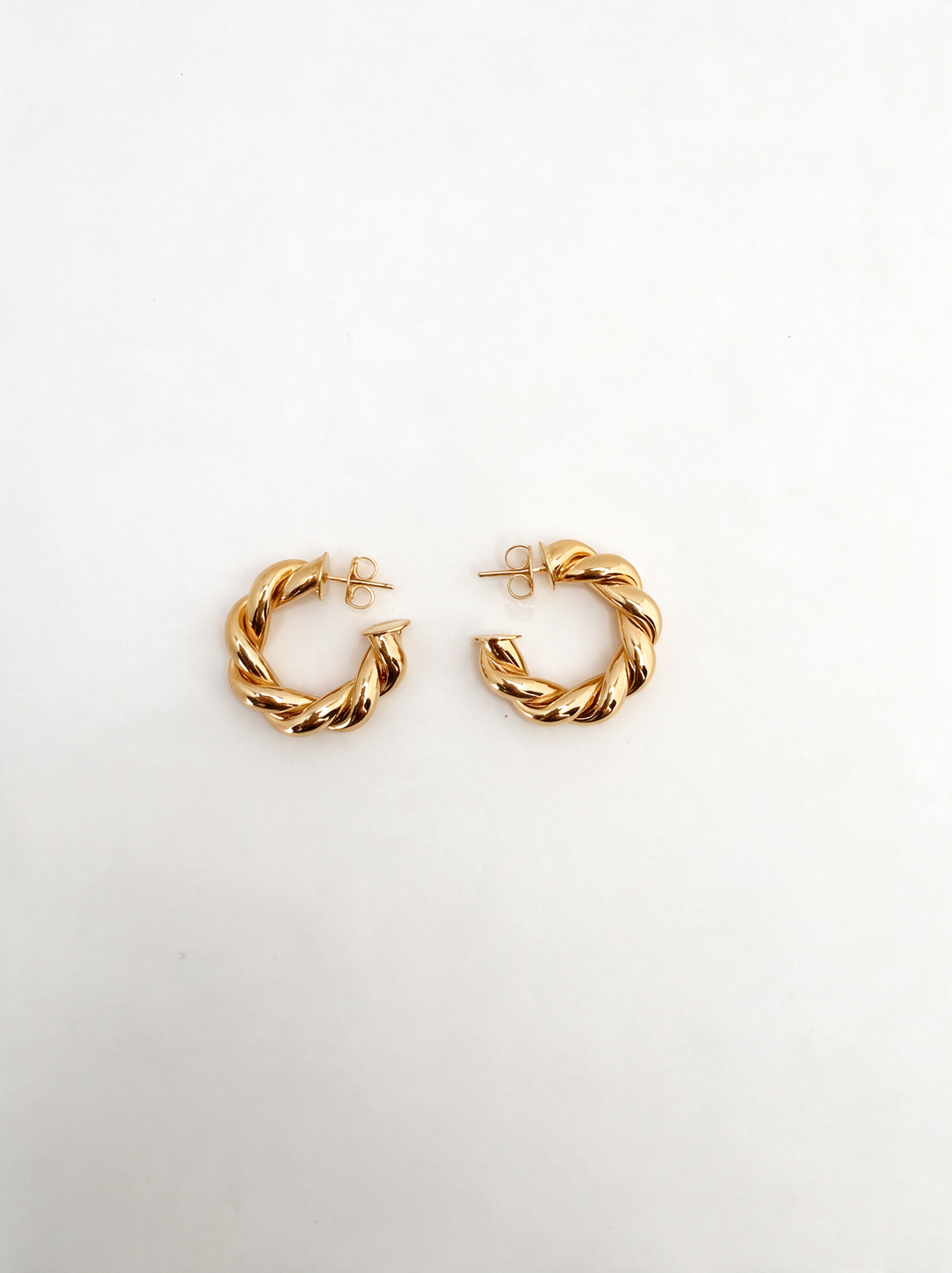 Twist Hoops Earrings