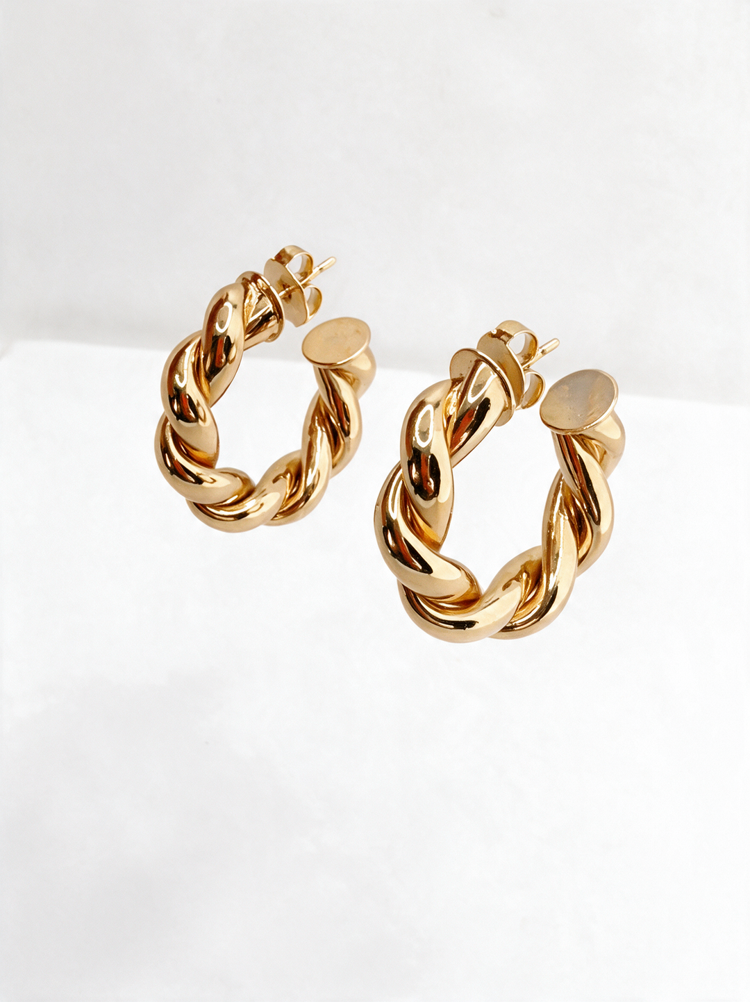 Twist Hoops Earrings