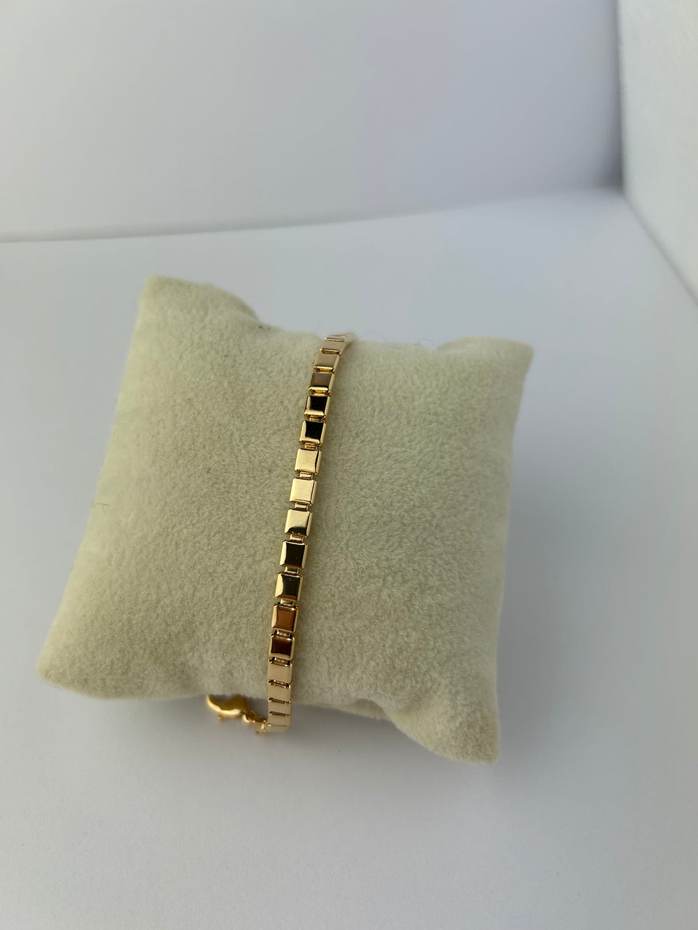Mini Square Bracelet with modern square design perfect for gifting and layering