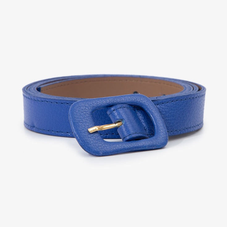 Plus Size Leather Belt with sleek buckle design for dresses and jeans
