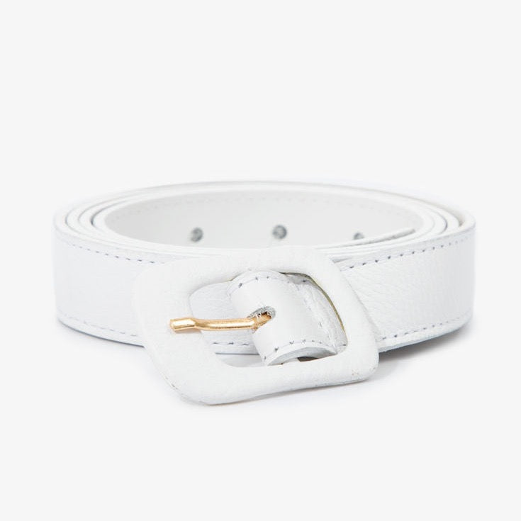 Plus Size Leather Belt in multiple colors with stylish rectangular buckle