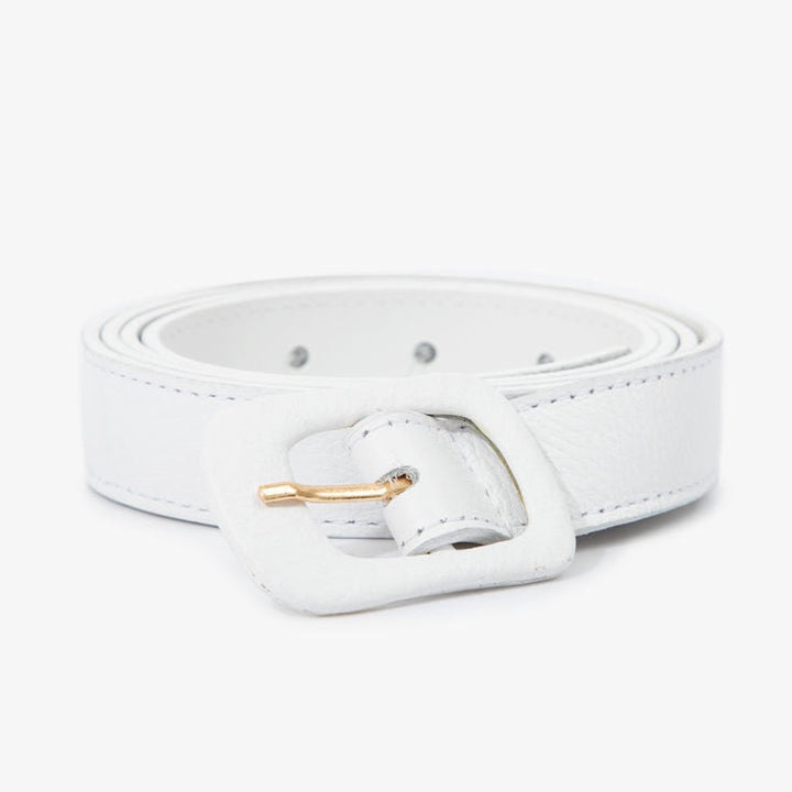 Plus Size Leather Belt in multiple colors with stylish rectangular buckle