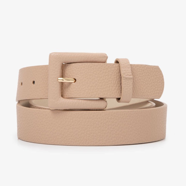 Plus Size Leather Belt with durable 100% PU finish to accentuate curves gracefully