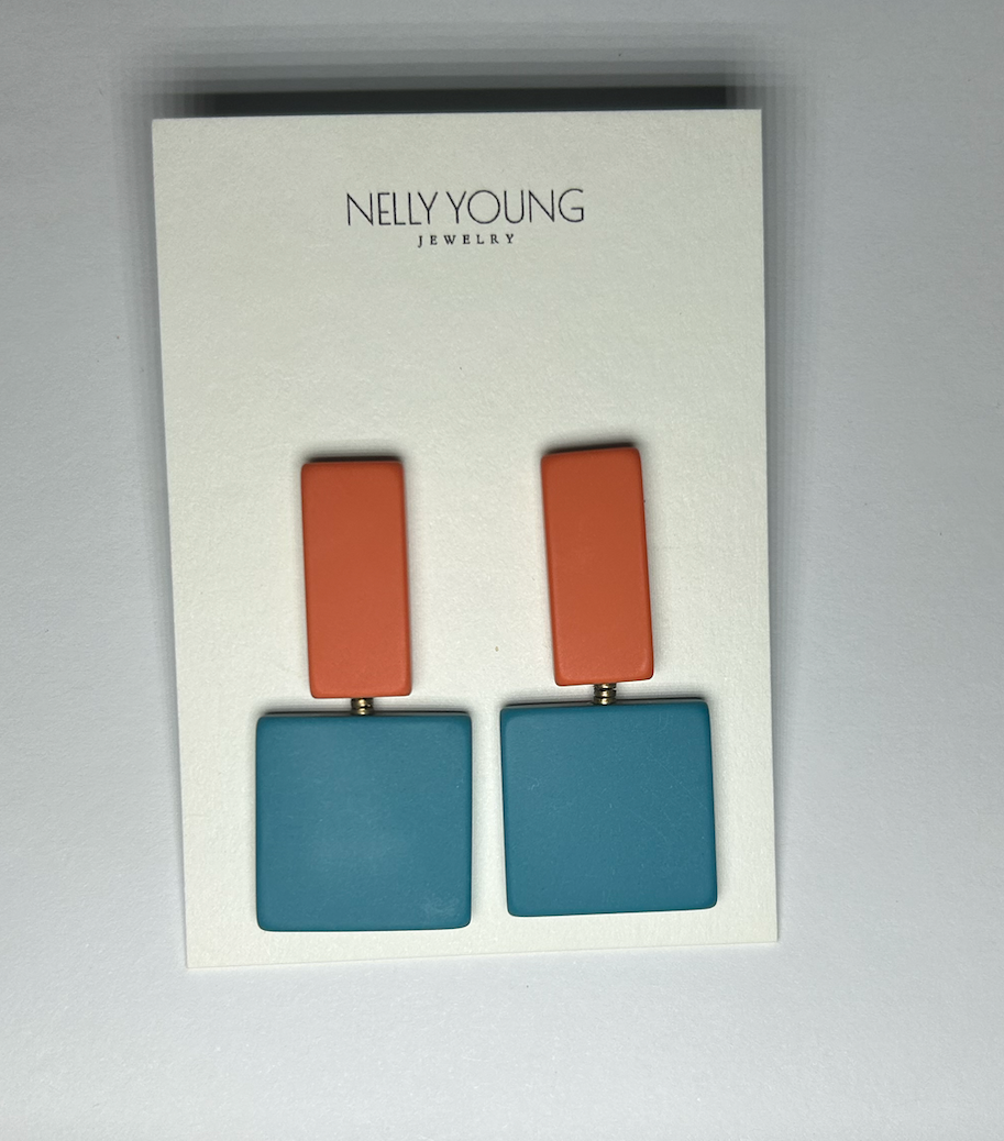 Raquel earrings sleek 2-inch drop statement piece for special moments