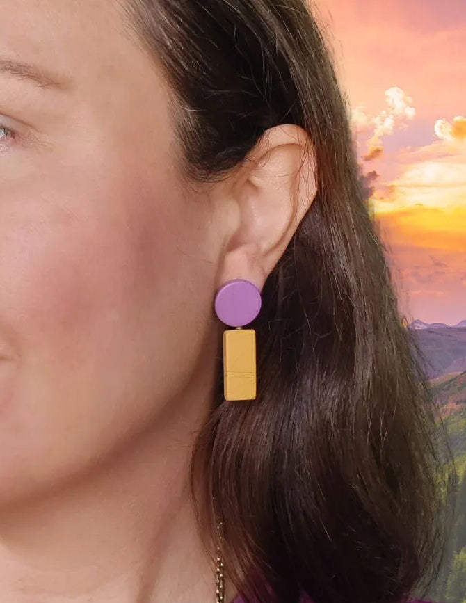 Resin Earrings with lightweight design perfect gift for fashion lovers
