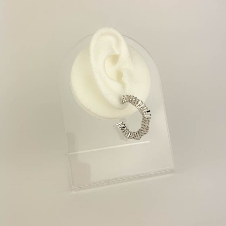 Spiral Hoop Earring lightweight statement jewelry for gifting and everyday wear
