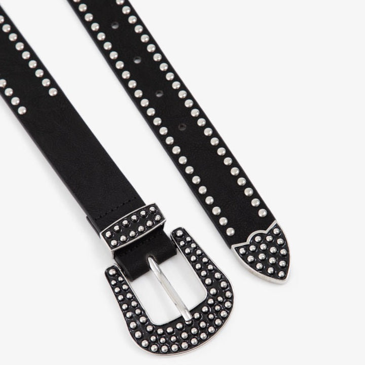 Studded belt with edgy design perfect for gifting and versatile style