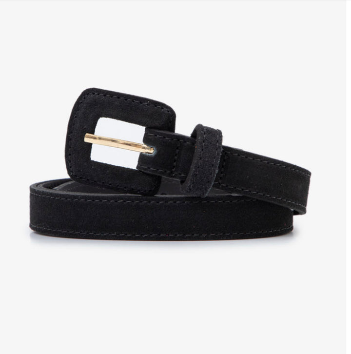 Suede leather belt gift-ready accessory for fashion-conscious individuals