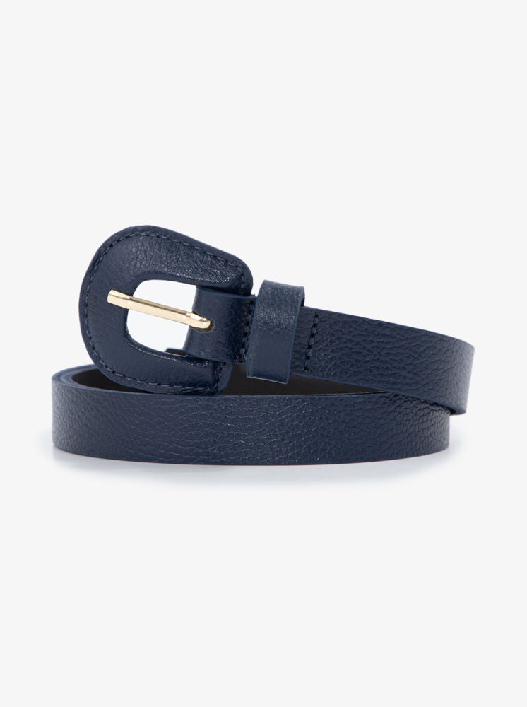 Thin Covered Buckle Belt crafted for durability and everyday wear