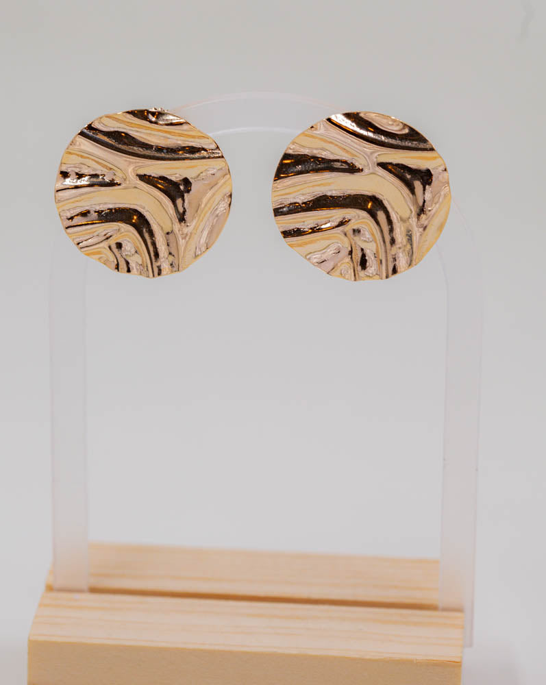 Wave Circle earrings modern circle design for elegance and confidence