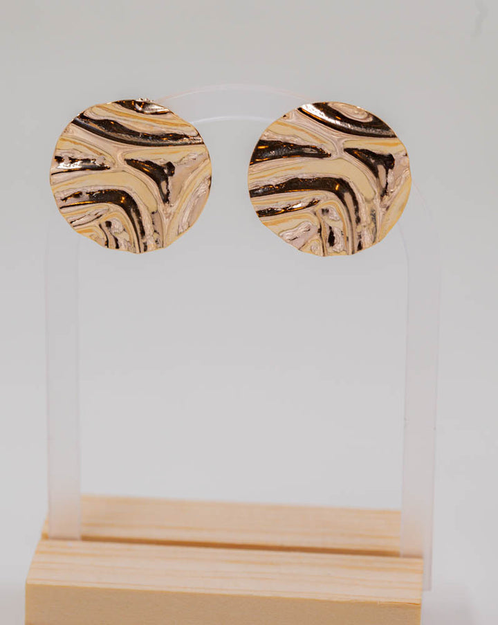 Wave Circle earrings modern circle design for elegance and confidence